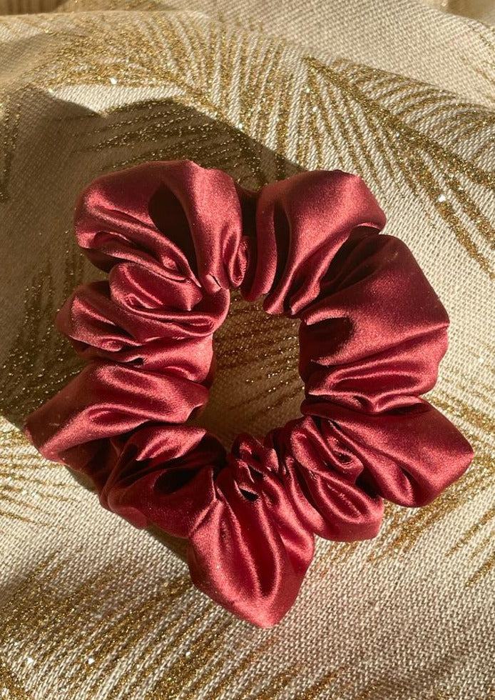 Burgundy Scrunchie