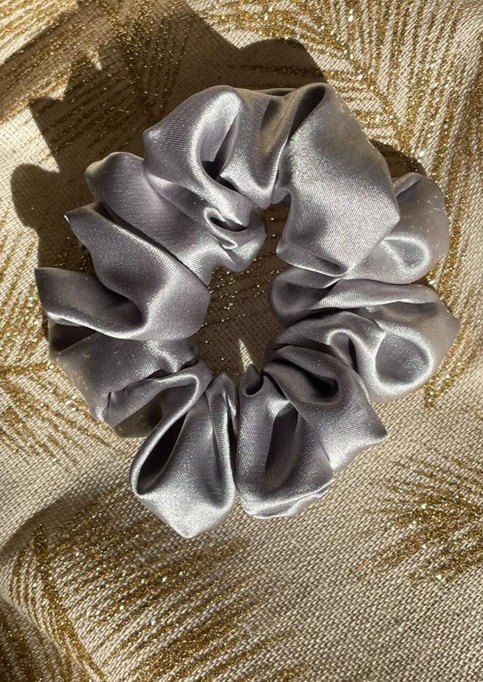 Silver Scrunchie